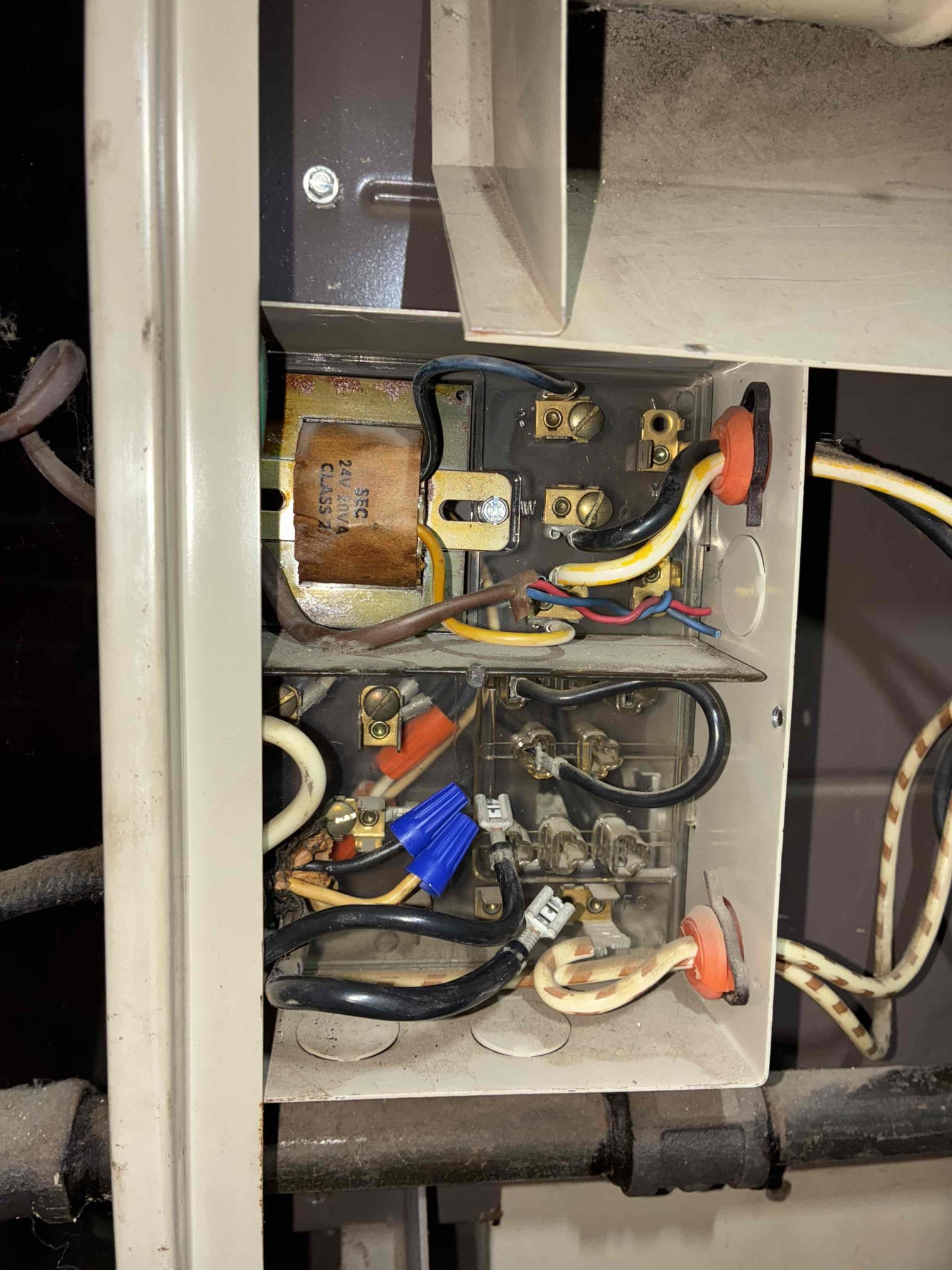 As I was finishing up on the maintenance for the Lennox furnace, I found that the furnace was producing very high CO levels. I had to red tag the unit. I shut off the gas and the power to the furnace, red tagged it and took pictures and sent them over to you. The Lennox furnace was from 1970.