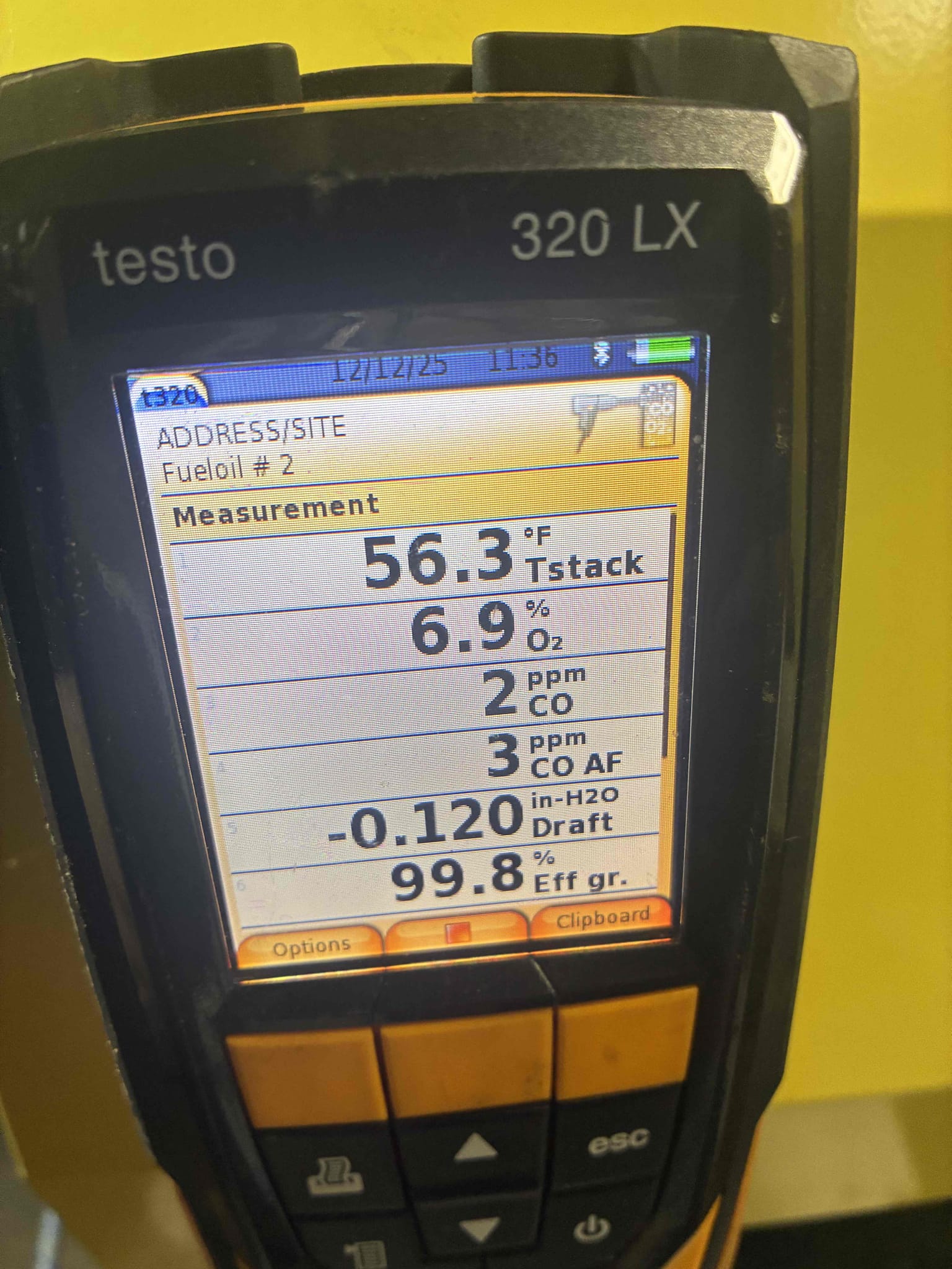 I completed the oil boiler maintenance today. I replaced the oil filter, the pump strainer, the nozzle and the electrodes. I checked all the boiler accessories and everything looked great. I performed a smoke test and the boiler was zero smoke. I performed a draft test and that was within manufacture specifications. Lastly I performed a combustion analyzer test that checks the units CO, CO2 and oxygen levels and the boiler was running great. The client mentioned that one room on the first floor wasn’t heating and I found that the supply line had been cut previously. 