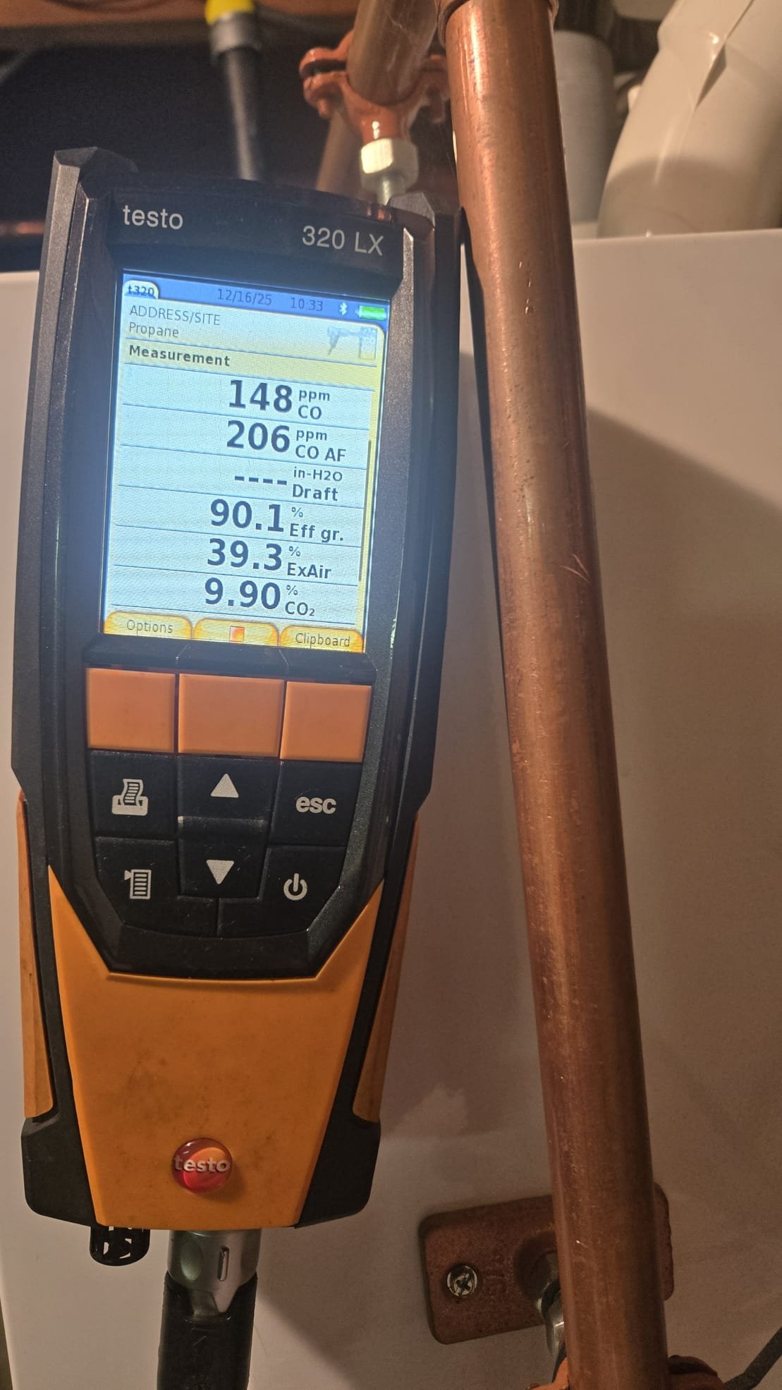 Pm on boiler changed electrodes