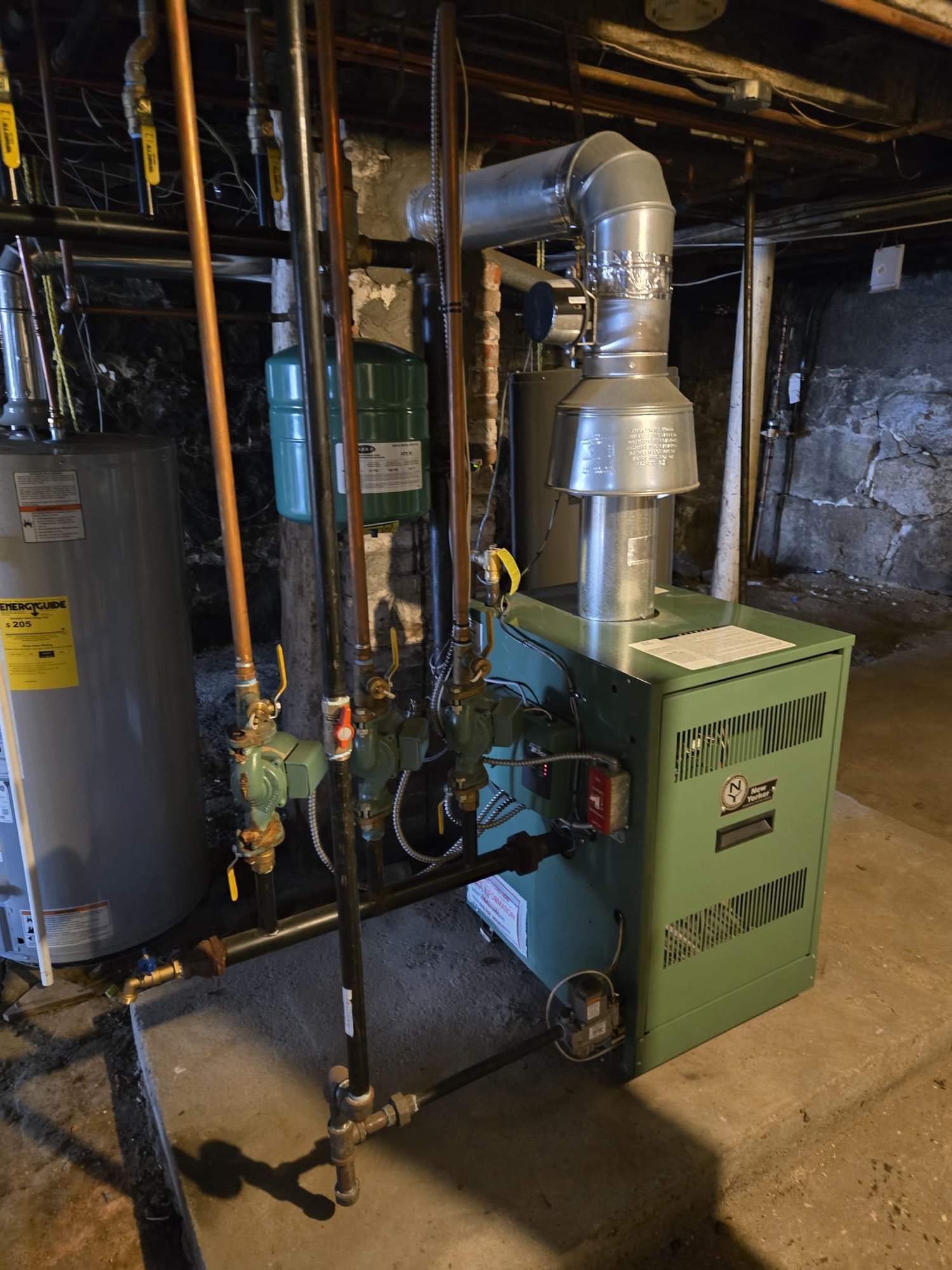 Preventative maintenance completed on boiler. I needed to replace the expansion tank, relief valve, and tridicator gauge. Thank you.