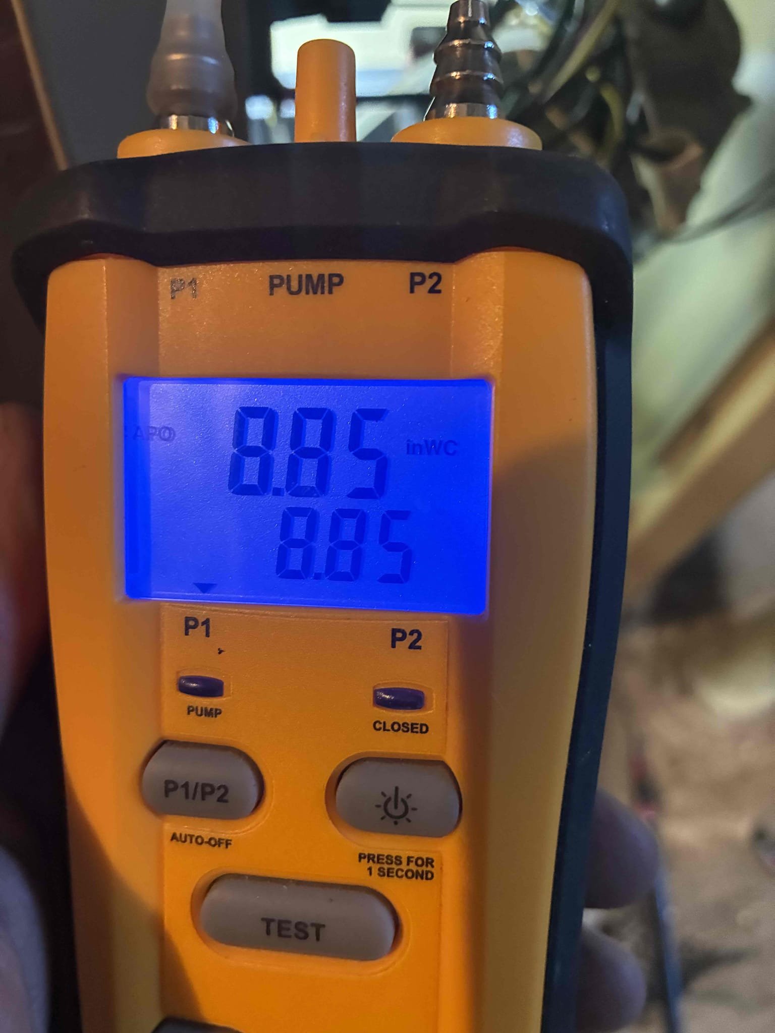 Completed the gas boiler maintenance today. I started off with checking all the electrical connections and everything looked good. I pulled the burner tubes out and I cleaned them. I vacuumed out the boiler and the boiler tube tray. I cleaned the thermocouple. Checked incoming and outgoing gas pressures and everything was according to manufacturer specifications. I performed a combustion analyzer test that checks the units CO, CO2 and oxygen levels and the boiler was running great. I noticed that the vent pipe wasn’t screwed onto the collar of the boiler so I added three sheet metal screws to it. I checked all the boiler accessories and found that one of the high vents is leaking water. I found that the pressure relief valve has been leaking water as well.