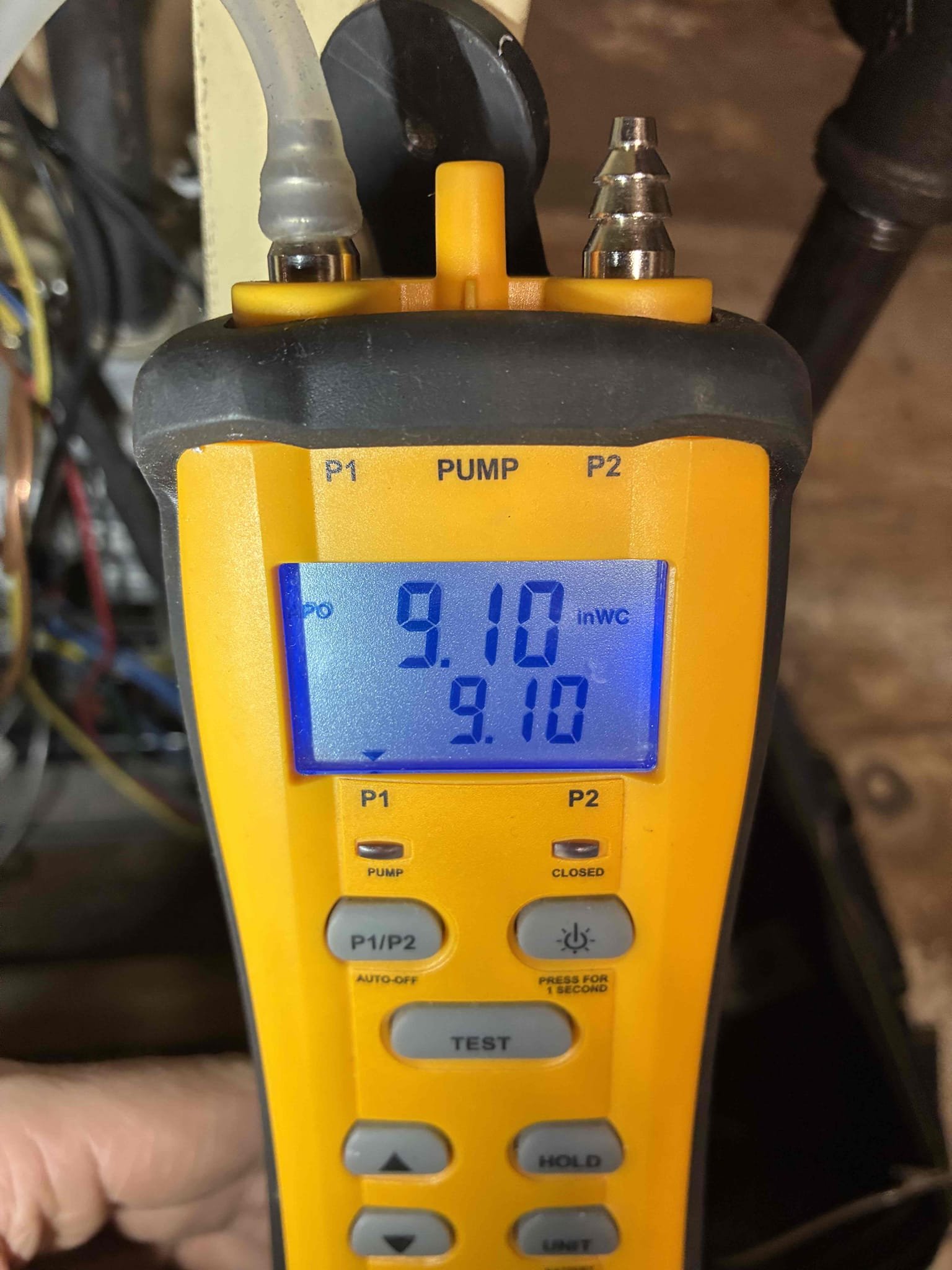 Completed the gas boiler maintenance today. I started off with checking all the electrical connections and everything looked good. I pulled the burner tubes out and I cleaned them. I vacuumed out the boiler and the boiler tube tray. I cleaned the thermocouple. Checked incoming and outgoing gas pressures and everything was according to manufacturer specifications. I performed a combustion analyzer test that checks the units CO, CO2 and oxygen levels and the boiler was running great. I found that both high vents have been leaking water.