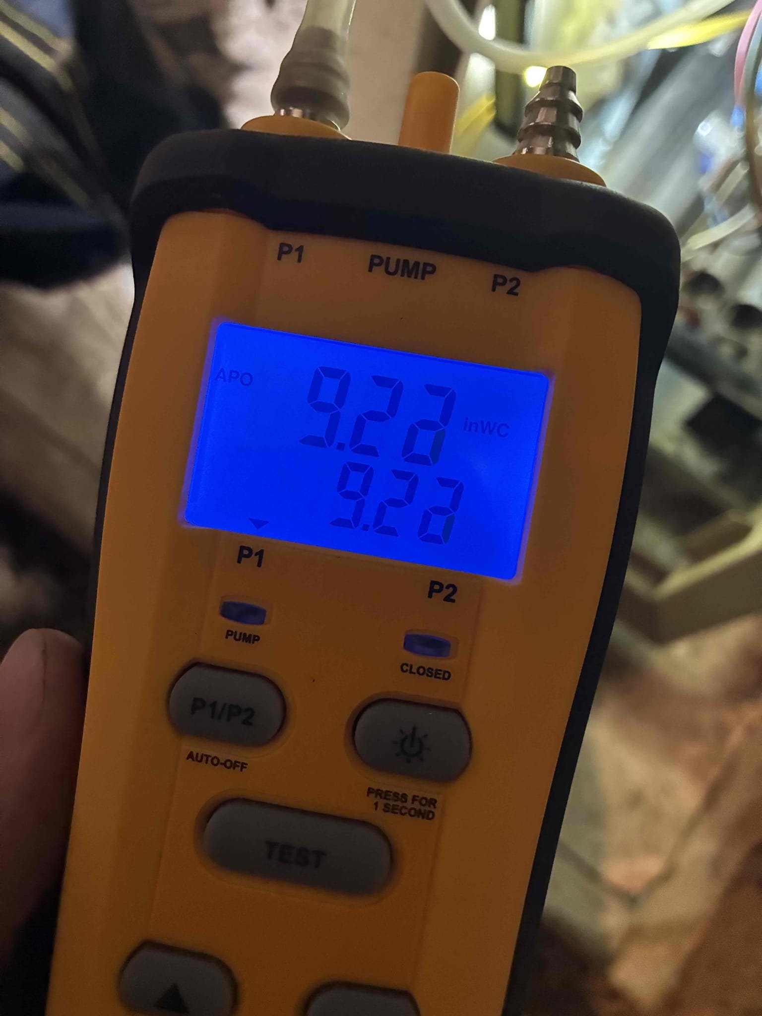 Completed the gas boiler maintenance today. I started off with checking all the electrical connections and everything looked good. I pulled the burner tubes out and I cleaned them. I vacuumed out the boiler and the boiler tube tray. I cleaned the thermocouple. Checked incoming and outgoing gas pressures and everything was according to manufacturer specifications. I performed a combustion analyzer test that checks the units CO, CO2 and oxygen levels and the boiler was running great. I noticed that the vent pipe wasn’t screwed onto the collar of the boiler so I added sheet metal screws to it. Also, the draft hood didn’t have any sheet metal screws in it so I added three. I found that both high vents are leaking water.