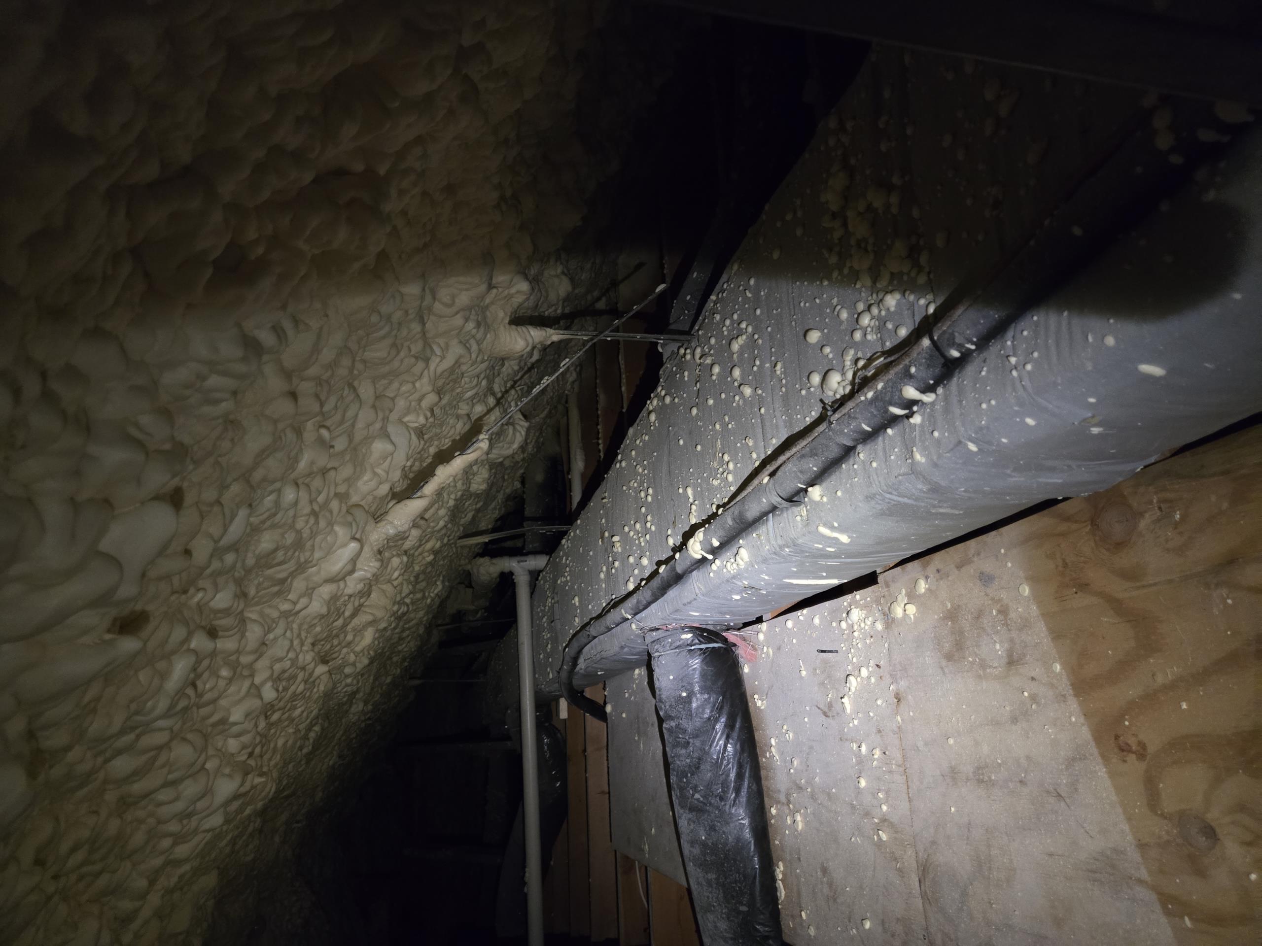 Replacement of the failed system on the second floor with a new, high-efficiency Lennox system, similar to the new system we installed at your previous home.

The new system will feature a high-efficiency variable-speed furnace and a variable-speed heat pump unit, controlled by a new S40 thermostat.

Since the existing lineset and wiring connecting the system in the attic to the outdoor unit were installed in the wall cavity and are not accessible, we will need to cut open the wall on the second floor and on the first floor to allow us to route the new refrigerant line from the attic to the basement to get to outside. We will remove and open the wall. Patching the wall and painting repairs will be the responsibility of the client.

At the outdoor unit location, we will position the new unit in the same spot. However, we would recommend re-doing the venting penetrations, as two of the existing vents currently blow exhaust directly onto the outdoor unit, which can be detrimental to perfo