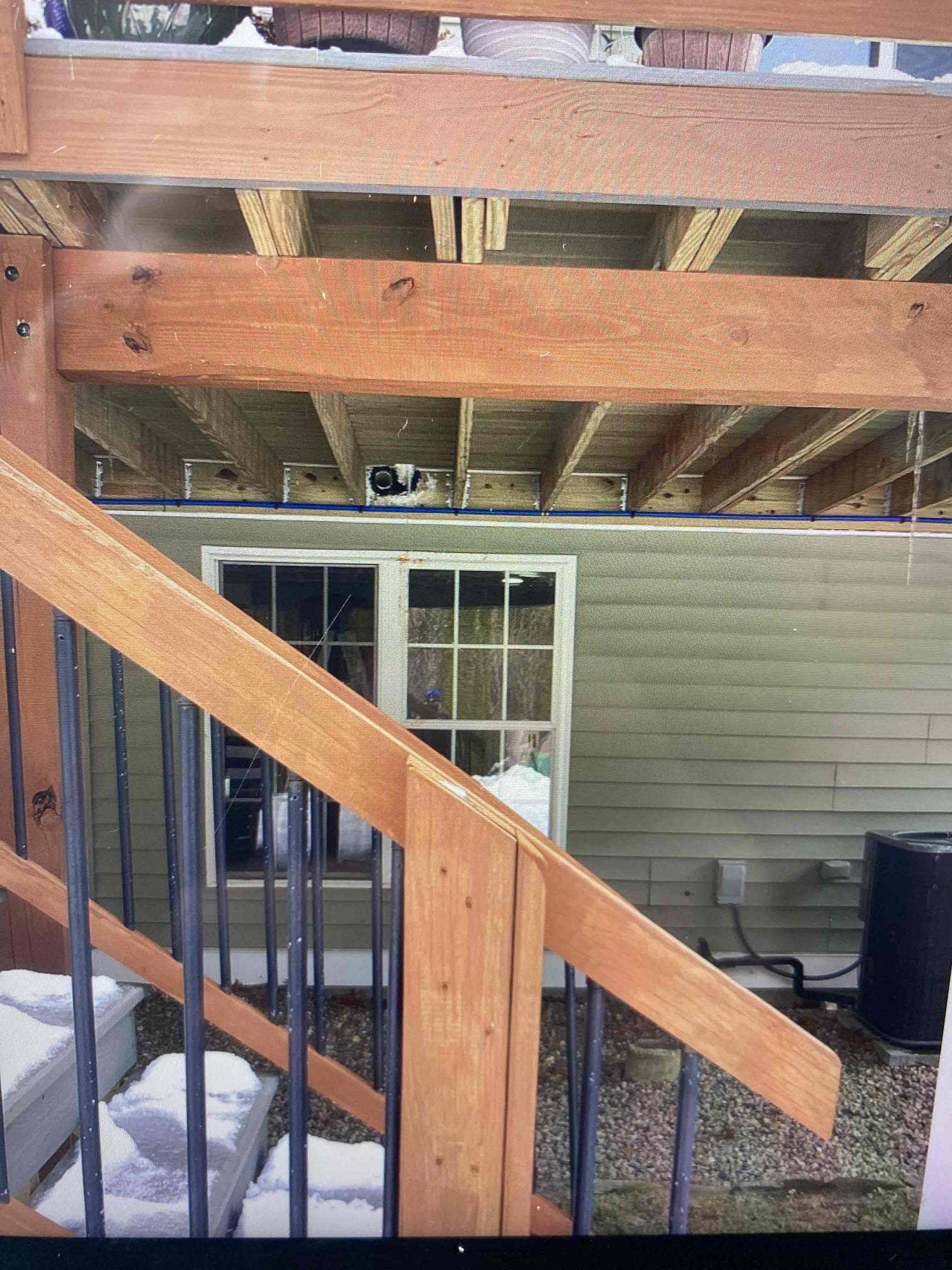 Found that the furnace exhaust pipe was condensing and water was running down the pipe and getting inside of the house. This is due to too much piping outside that is uninsulated. Client approved the estimate to properly revent the intake and exhaust pipes.