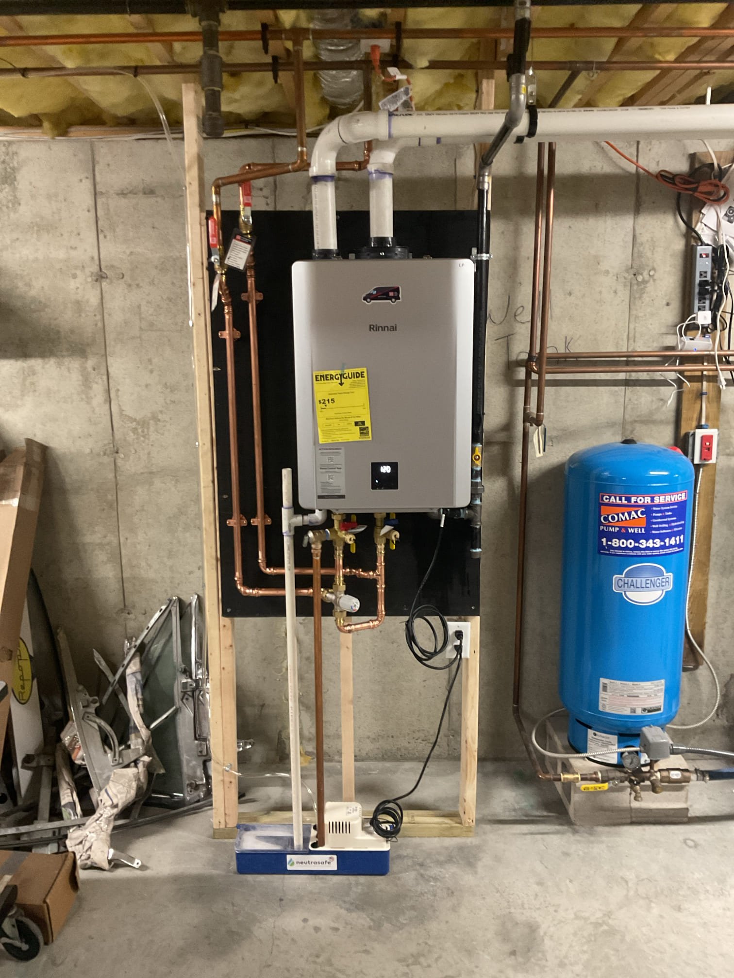 Replacement of the existing heating and cooling system with a new high-efficiency Lennox system.

The new system will maintain the same footprint, utilizing the existing poured concrete pad outside and the existing location for the furnace inside. The new furnace venting will feature a two-pipe design on the exterior instead of the existing concentric one-pipe design. The existing bypass humidifier will be reconnected to the new system, and a new right-angle AirBear unit will be installed for enhanced air filtration.

For improved performance, the existing zone dampers will be replaced with new dampers as part of installing our new Lennox Smart Zoning System. This system allows the heating and cooling unit to precisely control the zoning, only delivering the exact amount of energy needed per zone. This approach maximizes efficiency and increases comfort by delivering the exact airflow needed for quiet operation. Our Lennox Smart Zoning uses our Lennox smart thermostats, which offer a u