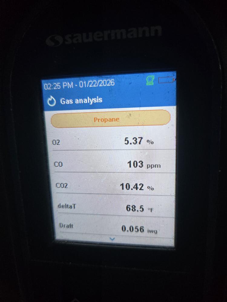 Preventative maintenance completed on your Ideal combi boiler. Everything went great. Please see the maintenance form for details of todays servicing. I was able to recreate the noise that you are experiencing. I sent a video to our manufacturer representative. We will contact you with a solution. Thank you!