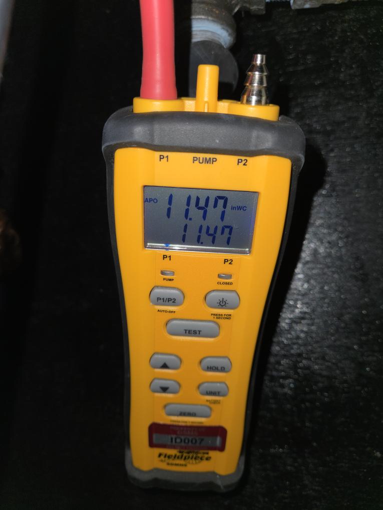 Completed the Rinnai tankless water heater maintenance today. I started off with flushing a cleaner through it for 40 minutes. After that I ran 10 gallons of water through it. I cleaned the water inlet screen. I vacuumed out the inside of the unit and the air filter. I checked incoming gas pressure and that was according to manufacture specifications. I also cleared the code 55 which is a service reminder. Next I completed the Veseman boiler maintenance. I cleaned the inside of the heat exchanger which was extremely dirty. I cleaned the flame sensor and electrode assembly. I cleaned out the trap and primed it. Lastly I ran the boiler on low and high fire and performed a combustion analyzer test that checks the units CO, CO2 and oxygen levels. The boiler was running great. I let the clients know about home club as well.