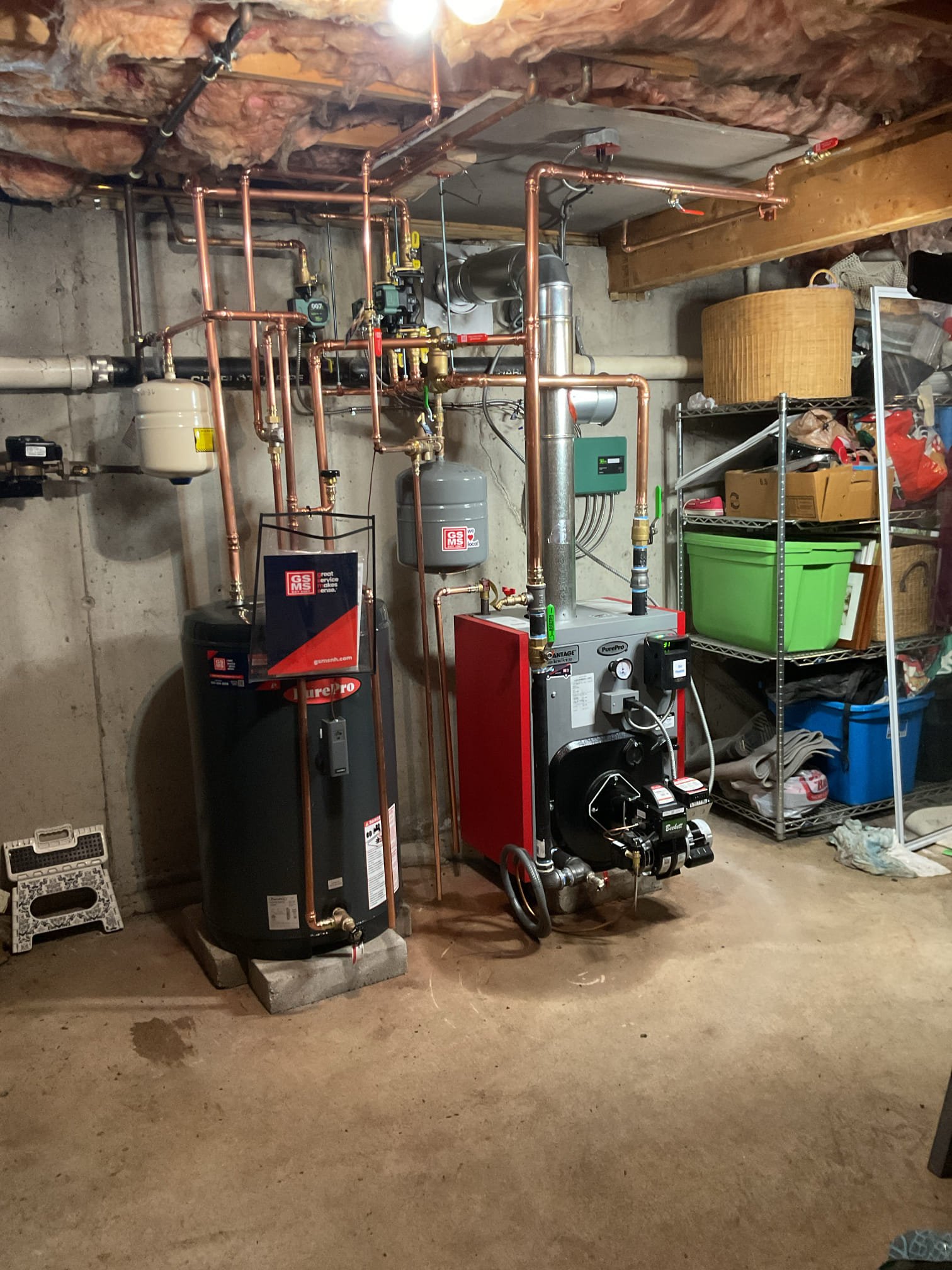 Project Overview

Due to the failure of the existing indirect coil and the age of the equipment, we propose replacing the entire system with a new Advantage Oil Boiler. This installation includes a new 40-gallon indirect water heater to handle the home's domestic hot water needs. The system will be piped for three distinct zones: First Floor, Second Floor, and the Indirect Tank.


Scope of Work

1. Boiler & Piping Installation

Boiler: Install one (1) Advantage Oil Boiler.

Near-Boiler Piping: Remove all old near-boiler piping and replace with new copper piping.

Circulation: Install three (3) new dedicated circulator pumps to control the First Floor, Second Floor, and Indirect Tank zones.


2. Domestic Hot Water

Install a new 40-Gallon Indirect Water Heater. This tank is heated by the boiler, providing ample hot water recovery for the home.


3. Venting & Fuel

Venting: The new boiler will be connected to the existing power vent system. Our Service Specialists will verify the power v