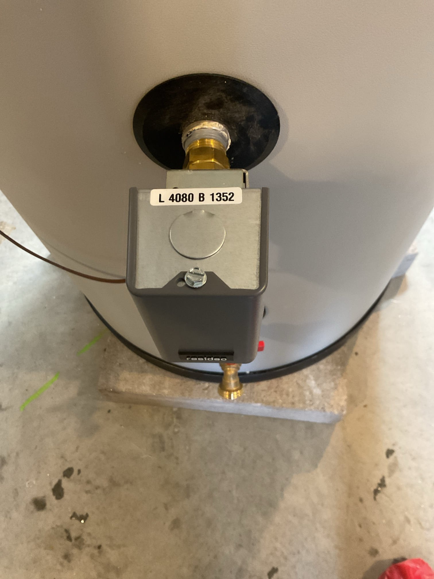 Replaced indirect temp sensor. 