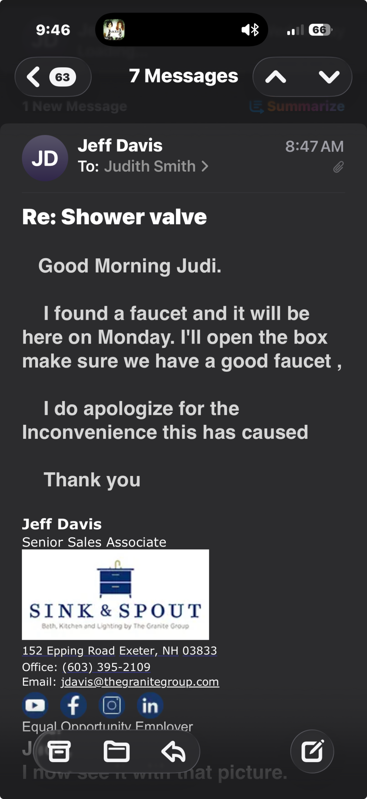 Scope of Work

1. Laundry Relocation
Water & Waste: Relocate hot and cold water lines, washing machine drain, and vent piping into the newly built closet area.
Framing Coordination: Adjust framing as discussed (specifically the double stud) to accommodate the new plumbing layout.
Exclusions: This quote does not include the installation of dryer venting or gas piping for the dryer.

2. Shower Installation
Drainage: Install a new 2" shower drain, pulling the location back to the center of the new shower floor layout. Connect to the existing vent system.
Water Supply: Route new hot and cold water lines.
Valve: Install a standard pressure-balancing shower valve and a drop ear elbow for a single shower head outlet.

3. Toilet (Same Location)
Drainage: Install a new 3" toilet flange to ensure a proper seal.
Water Supply: Install a new cold water supply line and shut-off valve.

4. Vanity (Same Location)
Rough-in: Install two (2) new water supply valves and adjust the drain trap.
Trim: Connec