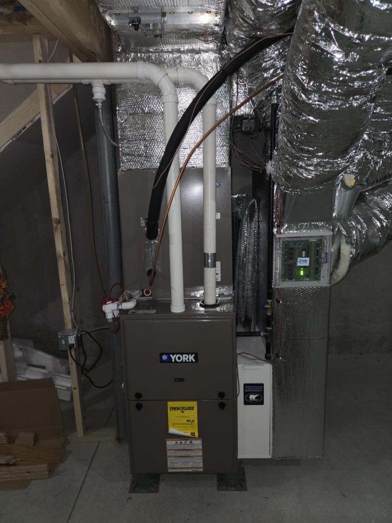 Completed the AC maintenance, furnace maintenance and the tankless water heater maintenance. Everything went great today! Please see the maintenance forms that are attached to the email.