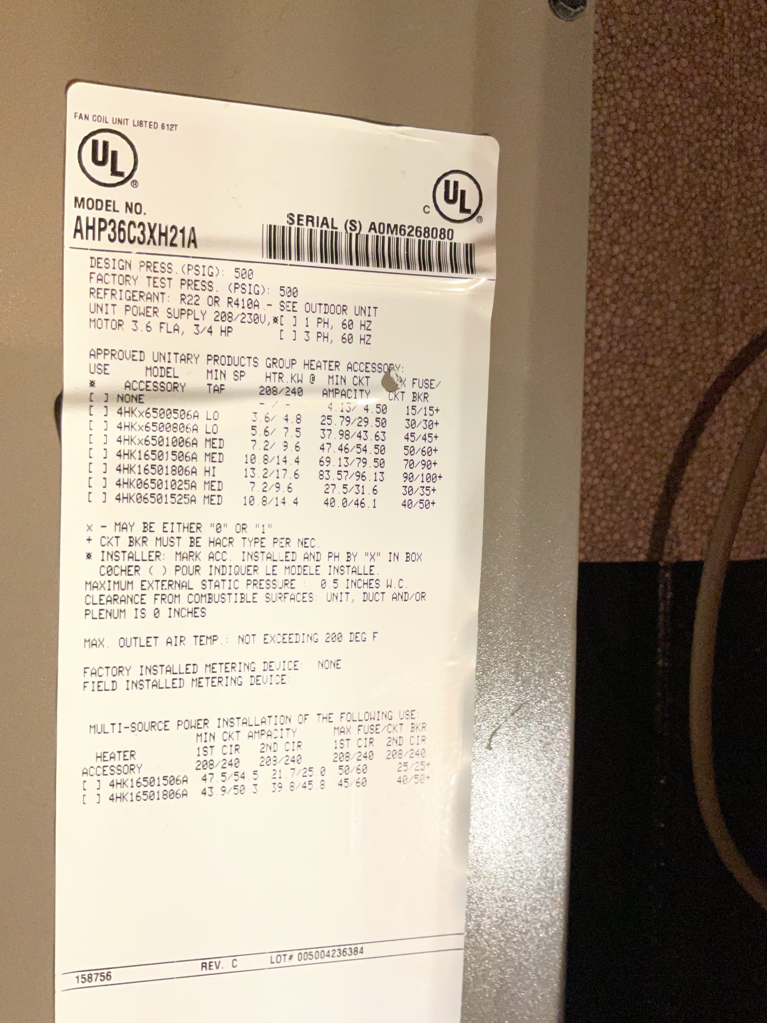 Was called over because of outdoor unit on fire. Terminals on compressor failed. Causing electrical fire then burning Freon as well. Unit is 20 plus years old. See pictures for replacement. 