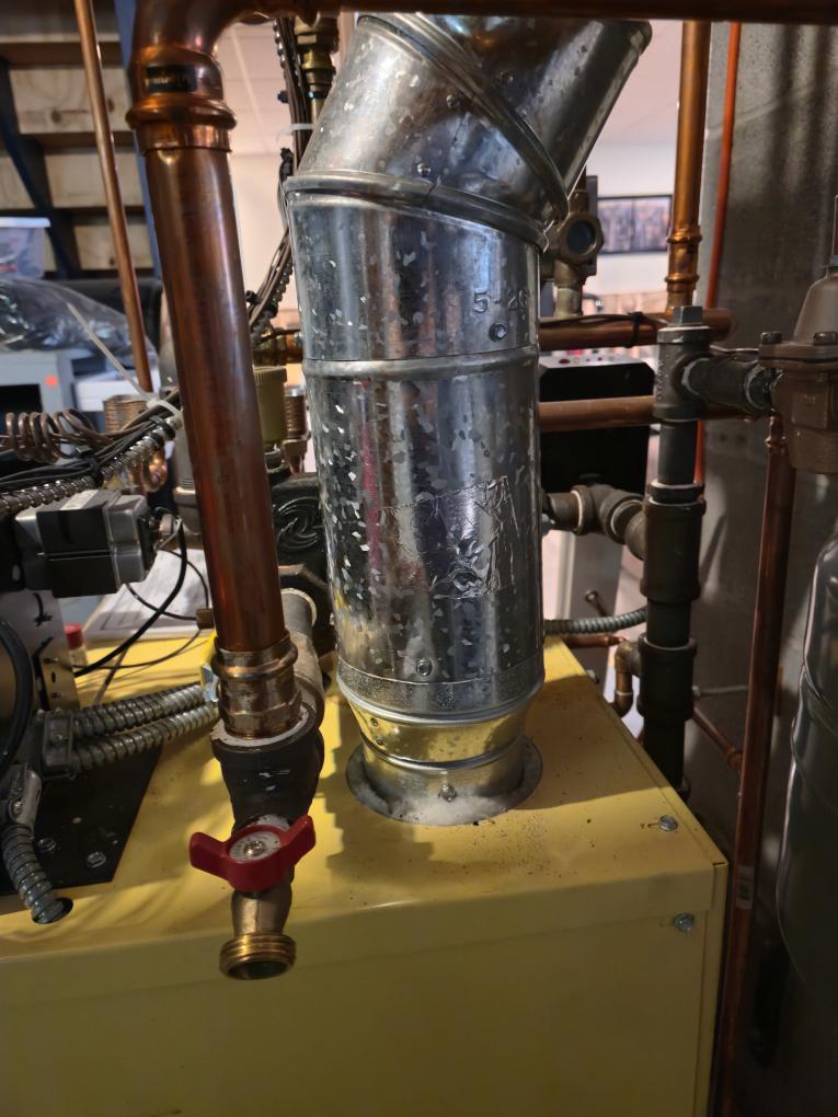 Completed the oil boiler maintenance today. I also replaced the two tank filters. They should be done every 2-3 years. The boiler was running great! Please see the attached form.