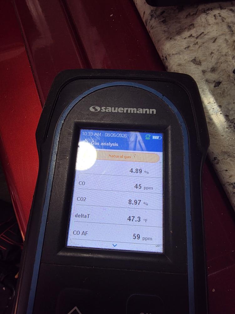Maintenance on Viessmann gas boiler today. Everything went well. Door gasket needs to be replaced and I highly recommend replacing igniter. I emailed estimate for both services. Please see the maintenance sheet for details of today's servicing. Thank you!