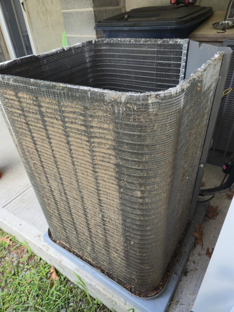 Completed the AC, mini split and furnace maintenances. I replaced the air filter, it hadn't been replaced in almost 3 years. The AC unit has never been maintenanced and was very dirty. Everything was running great. Please see the attached forms.