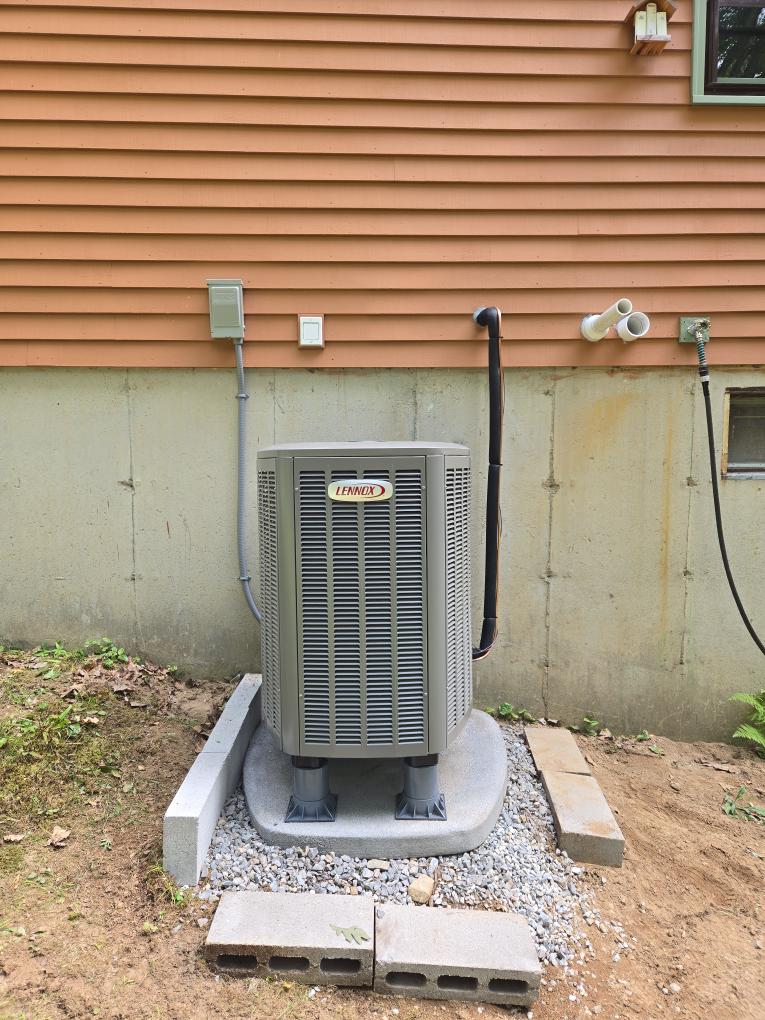 After careful consideration and research, this proposal outlines the complete removal of your existing wood-fired furnace to upgrade your home to an ultra-efficient, fully automated Lennox Hybrid Propane system.

We will be installing the Lennox SLP99 modulating gas furnace paired with the high-efficiency EL18 Heat Pump. This dual-fuel approach gives you the absolute best of both worlds: the heat pump will handle the heating load efficiently during milder weather, and the system will automatically switch over to propane gas heating when the temperatures drop. This is all orchestrated by the Lennox S40 Smart Thermostat to guarantee you the lowest possible energy costs and perfectly even comfort all winter long.

Scope of Work

1. Demolition & System Decommissioning

Removal: We will safely dismantle and remove the existing wood furnace system.

Water Heater Disconnect: We will disconnect and safely cap off the hot water loop that currently runs from the wood boiler to your water heater.
