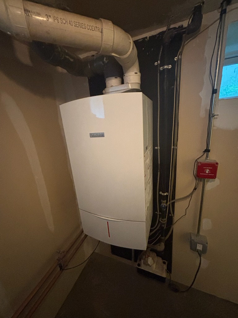 Boiler maintenance. Please see estimate for repairs as well as maintenance form for details of today's servicing. Thank you!