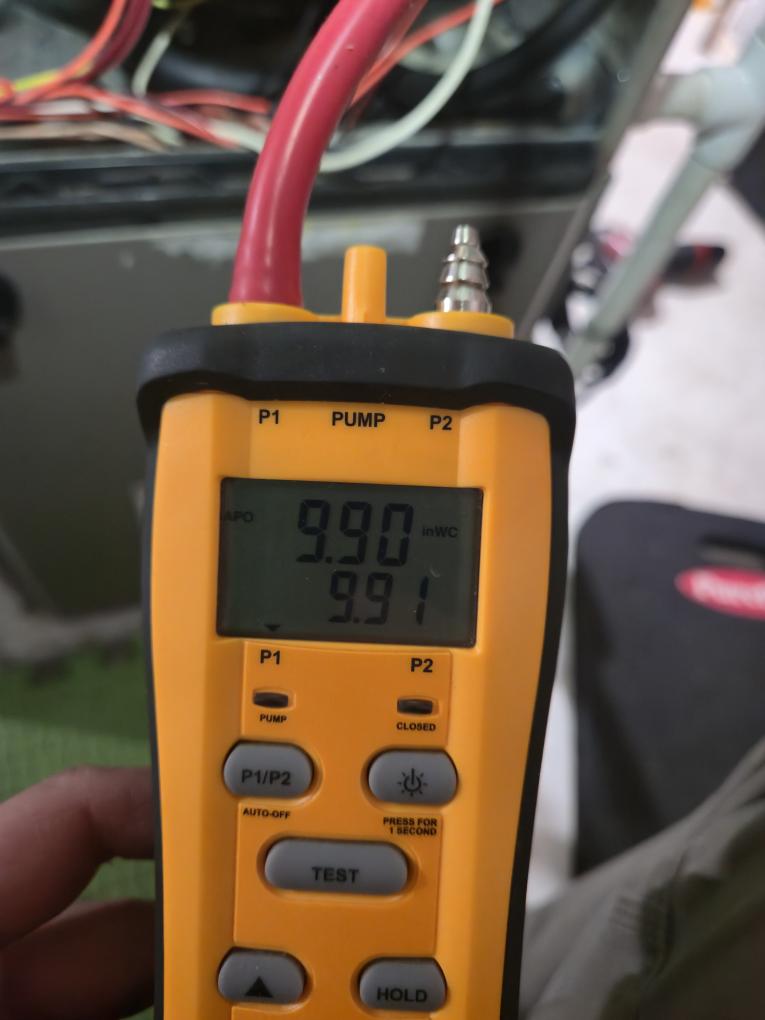 Replaced the heat exchanger. I checked incoming and outgoing gas pressure and that was according to manufacturing specifications. I performed a combustion analyzer test and the unit was running great. Lastly I used my CO detector and went around all the sealed spots and there was no CO detected.