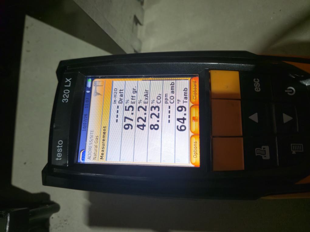 Completed the furnace maintenance today. Everything went great! Please see the attached form.