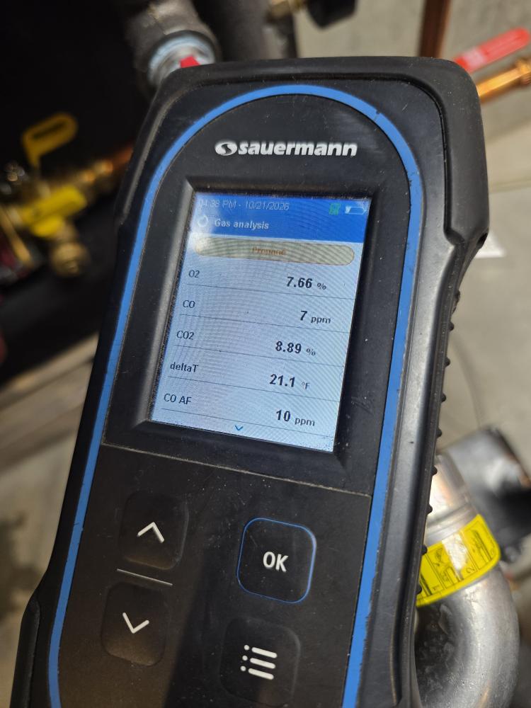 Boiler PM. See maintenance form. Install humidistat for ducted dehumidifier. Do not charge for labor only materials. 