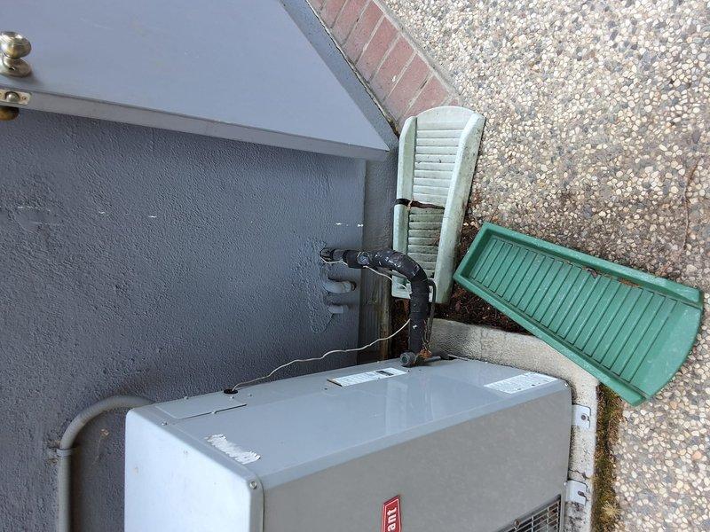 Responded to service call for a 7-year-old Noritz tankless water heater displaying an error code indicating the unit required flushing. Performed diagnostic evaluation of the tankless system and confirmed descaling/flushing service was needed to resolve the error condition. Provided customer with service pricing and estimated cost range for the flush procedure to restore proper unit operation.