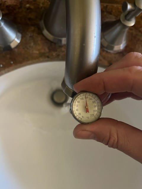 Performed warranty repair service on water heater unit Model RL94IN, Serial NK.CA-130283. Inspected plumbing connections, gas line, and electrical components at installation site. Verified proper operation and tested water temperature output at fixture to ensure system functioning within manufacturer specifications.