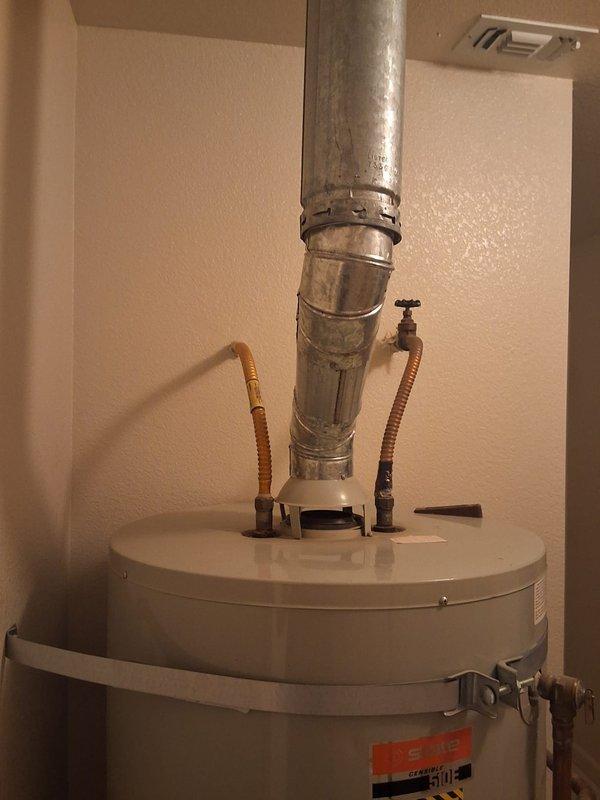 Conducted preventative maintenance inspection on approximately 25-year-old Ruud 75-gallon gas water heater. Evaluated overall unit condition, venting system integrity, copper supply line connections, and safety controls. Discussed replacement options for aging unit, provided estimate for new 75-gallon gas water heater installation, reviewed permit requirements, and explained available payment methods.