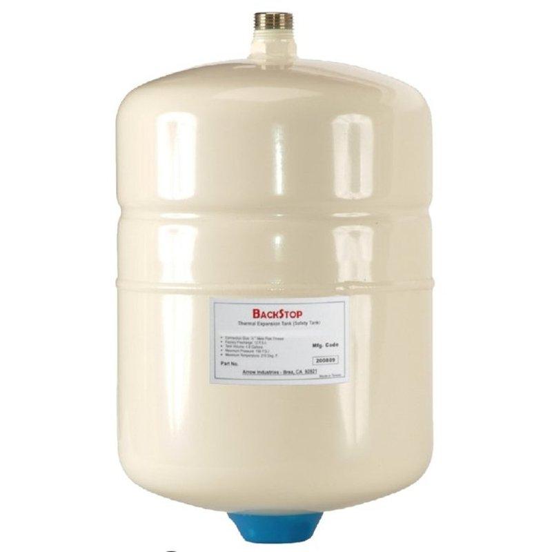 Removed and replaced a commercial 50-gallon electric water heater serving an office building and four restrooms with a new model LE350S3-3 unit, installed in accordance with the approved estimate. Installed a new drain pan with drain fitting and a thermal expansion tank to protect the closed system from pressure fluctuations, and completed the installation under permit per code requirements.