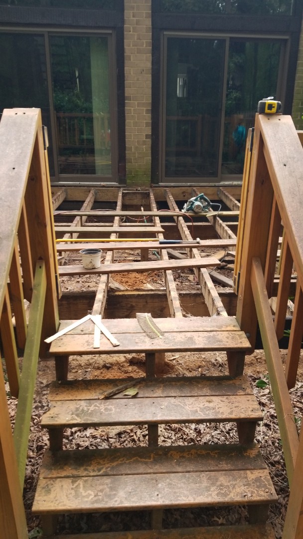 DECK RESURFACE-REPLACING FLOORBOARDS, TOP OF RAILINGS, AND 6 SUPPORT POSTS DECK RESURFACE-REPLACING FLOORBOARDS, TOP OF RAILINGS, AND 6 SUPPORT POSTS