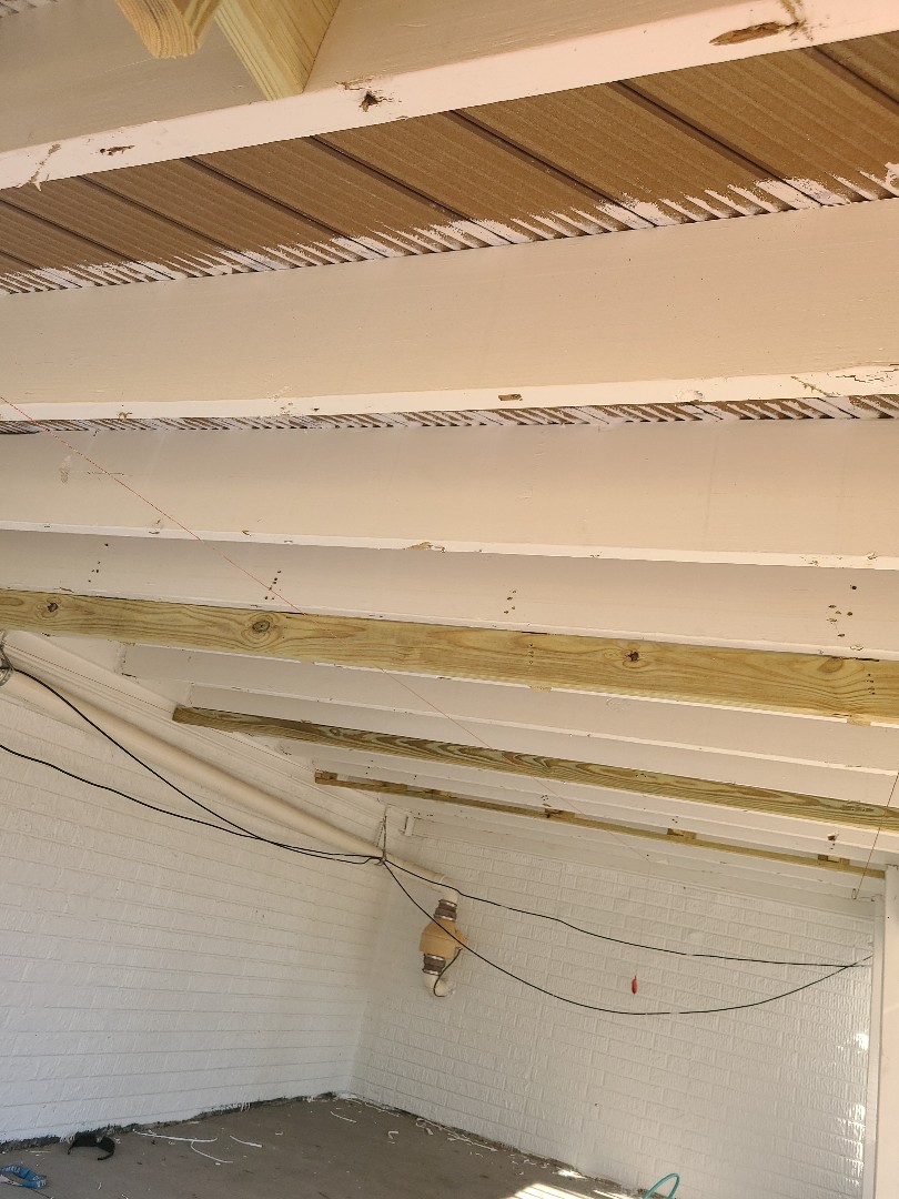 UNDERDECKING SYSTEM BEING INSTALLED IN HAYMARKET VA