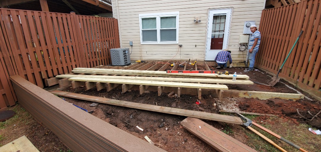 NEW TREX DECK INSTALL
FAIRFAX COUNTY VA
VANQUISH HOME SERVICES 571-200-9628  NEW TREX DECK INSTALL
FAIRFAX COUNTY VA
VANQUISH HOME SERVICES 571-200-9628