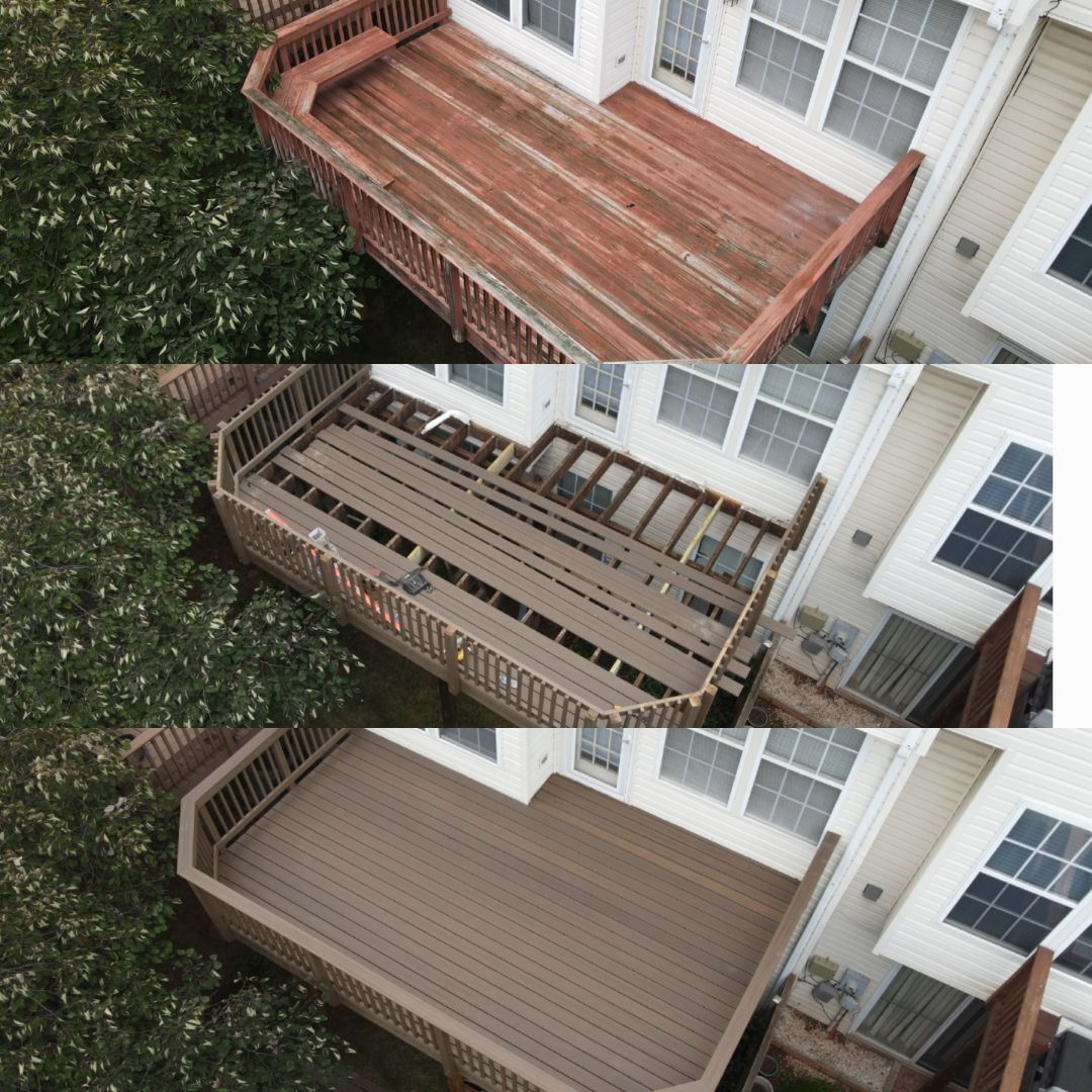 CURRENTLY IN YOUR AREA PROVIDING DISCOUNTS ON ALL YOUR EXTERIOR HOME IMPROVEMENT PROJECTS 

DECK RESURFACING & STAINING JOB COMPLETED IN HERNDON, VA 20171 

VANQUISH HOME SERVICES 
571-200-9628