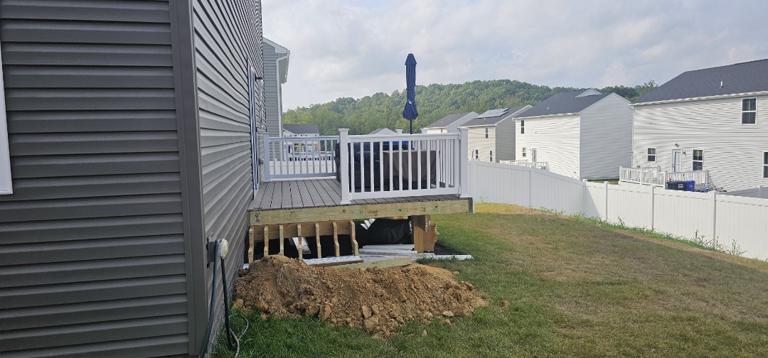 DECKS, PATIOS, FENCES. 
IN YOUR AREA TODAY. 
VANQUISH HOME SERVICES 
571-200-9628  DECKS, PATIOS, FENCES. 
IN YOUR AREA TODAY. 
VANQUISH HOME SERVICES 
571-200-9628