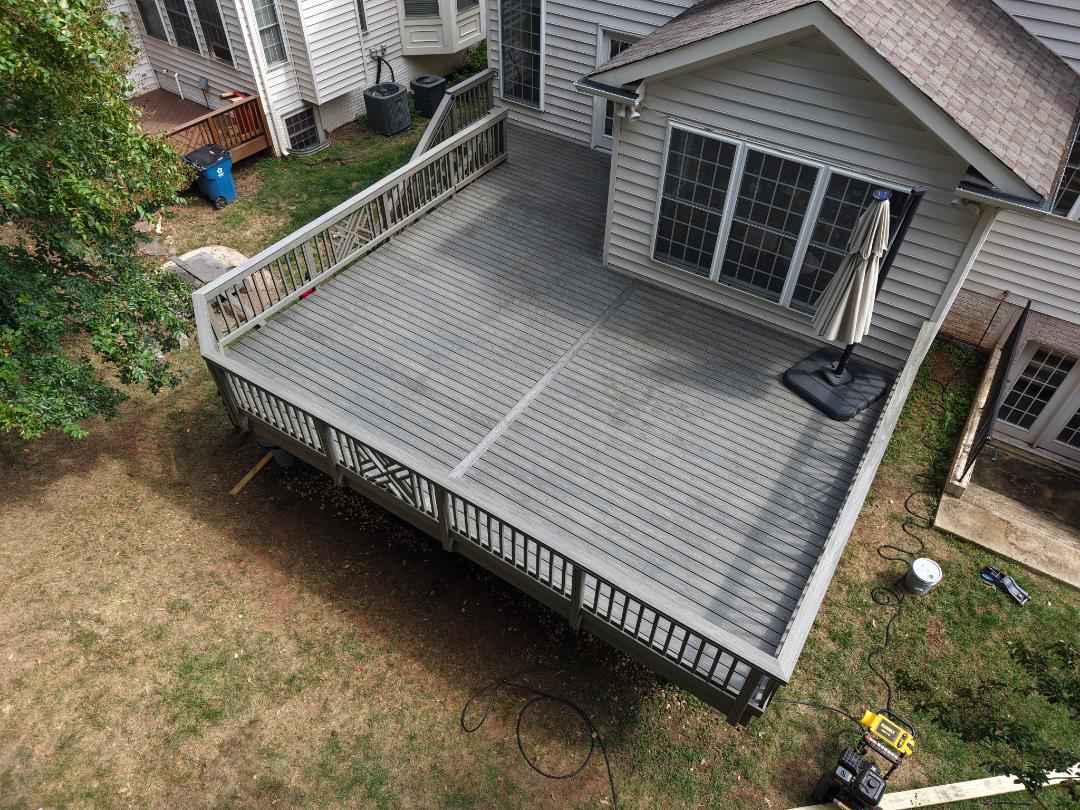 DECK RESURFACING COMPLETED. 
FAIRFAX, VA
VANQUISH HOME SERVICES
571-200-9628  DECK RESURFACING COMPLETED. 
FAIRFAX, VA
VANQUISH HOME SERVICES
571-200-9628