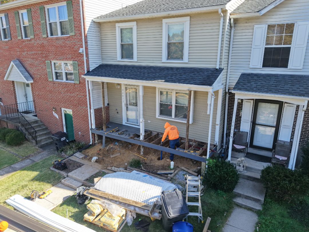 FRONT PORCH RESURFACING. 

WOODBRIDGE, VA

VANQUISH HOME SERVICES 571-200-9628 