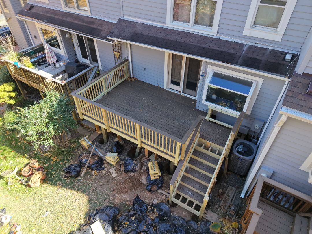 NEW HYBRID DECK NEAR COMPLETION IN RESTON, VA

WINTER DISCOUNTS AVAILABLE CALL NOW: 
VANQUISH HOME SERVICES 
571-200-9628