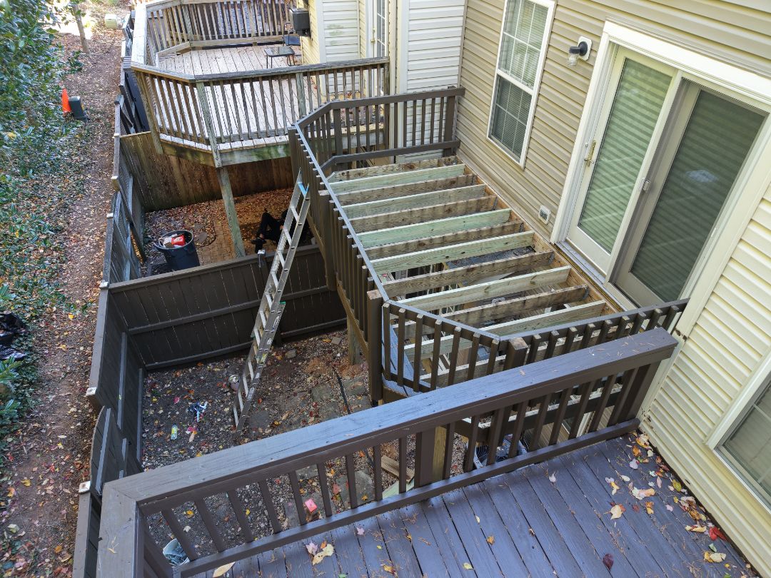 DECK RESURFACING WITH DECK & FENCE POWERWASH & STAIN. 

IN FAIRFAX, VA 

VANQUISH HOME SERVICES 
571-200-9628