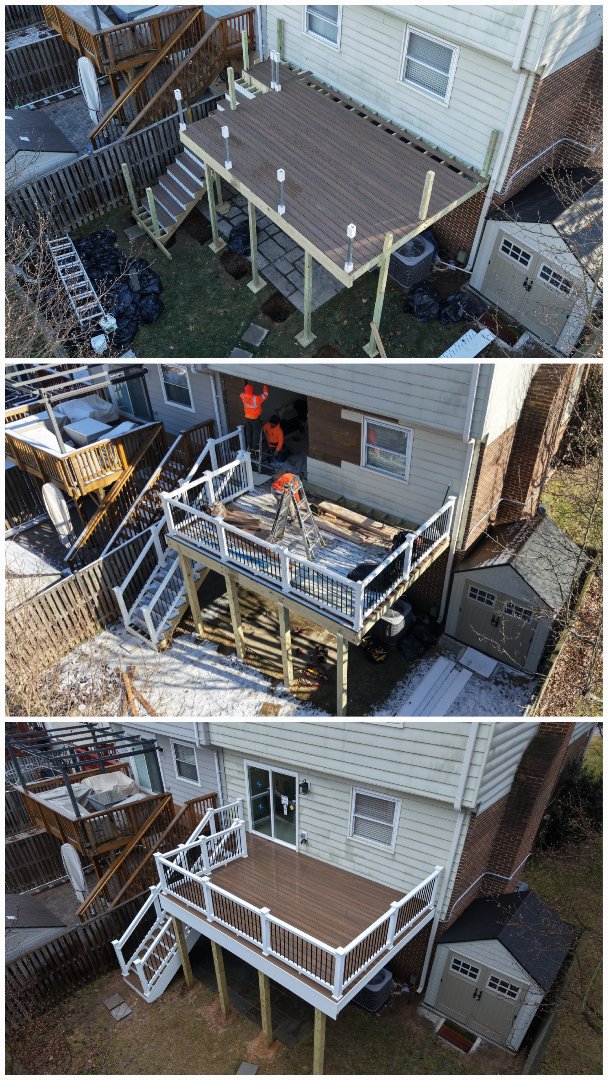 NEW DECK & SLIDING GLASS DOOR COMPLETED IN BURKE, VA

VANQUISH HOME SERVICES 571-200-9628 