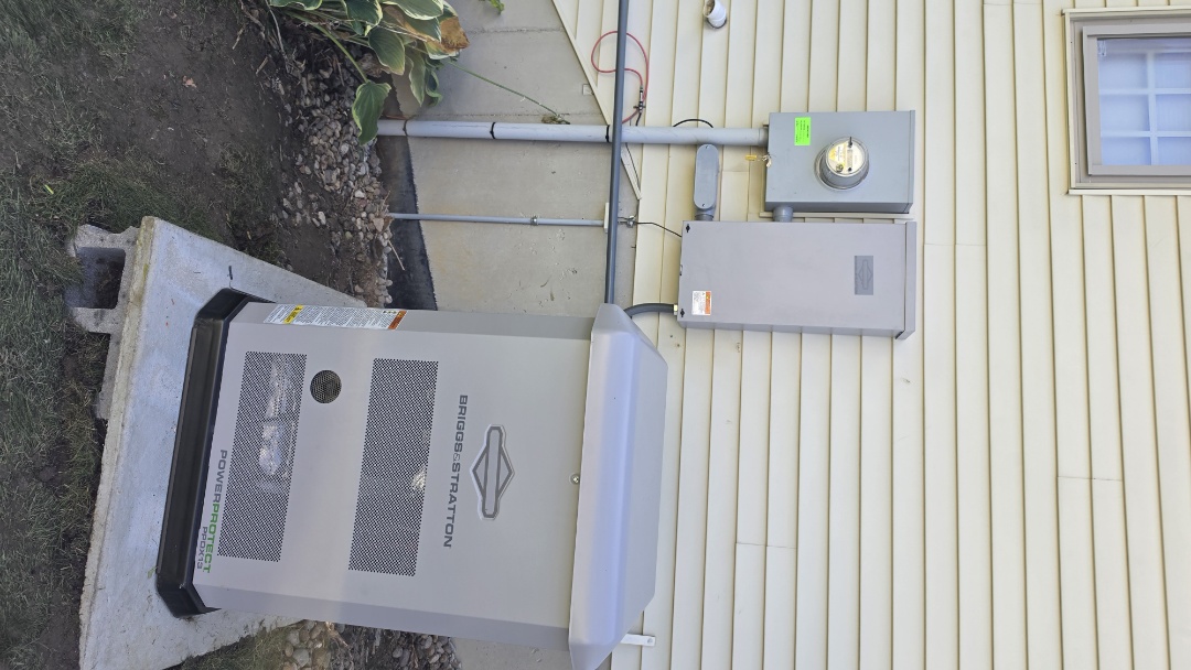13kw Briggs & Stratton generator installation 