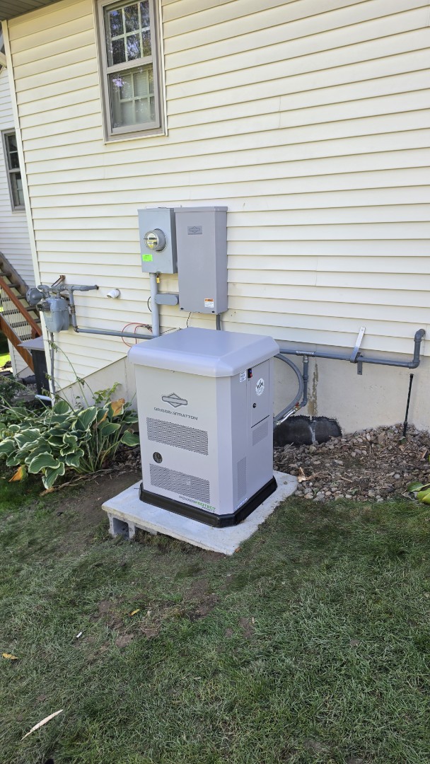 13kw Briggs & Stratton generator installation 