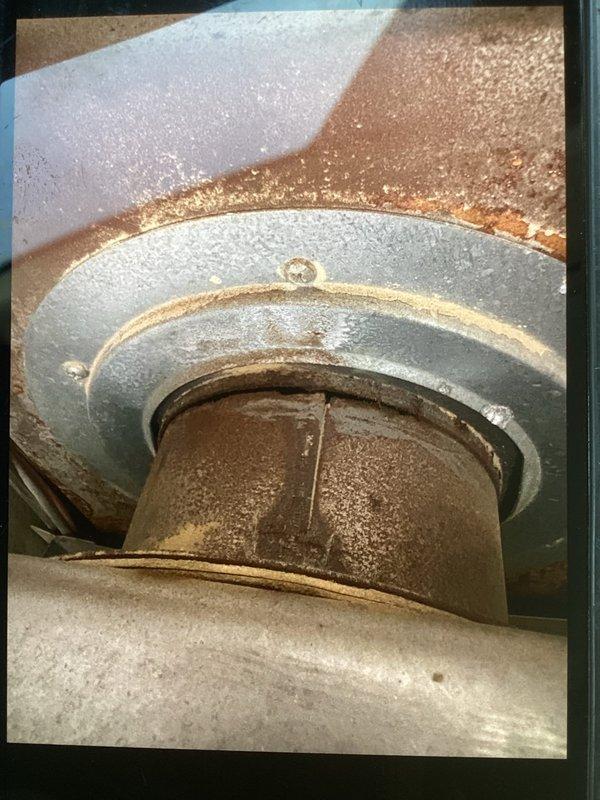 Performed annual heating service on boiler system and unit heater. Inspected two humidifiers and replaced filters (14x20x1 and 14x30x1). Identified significant corrosion at pipe connections and mechanical joints requiring future attention, particularly where PVC meets older metal piping and at the cylindrical metal fitting.