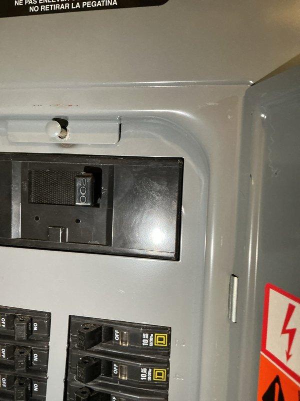 Performed site assessment for Reznor garage furnace installation. Documented electrical panel with Square D breakers and available capacity, as well as existing gas meter configuration with associated piping. Customer not present during inspection; will provide estimate for recommended heating solution based on garage specifications.