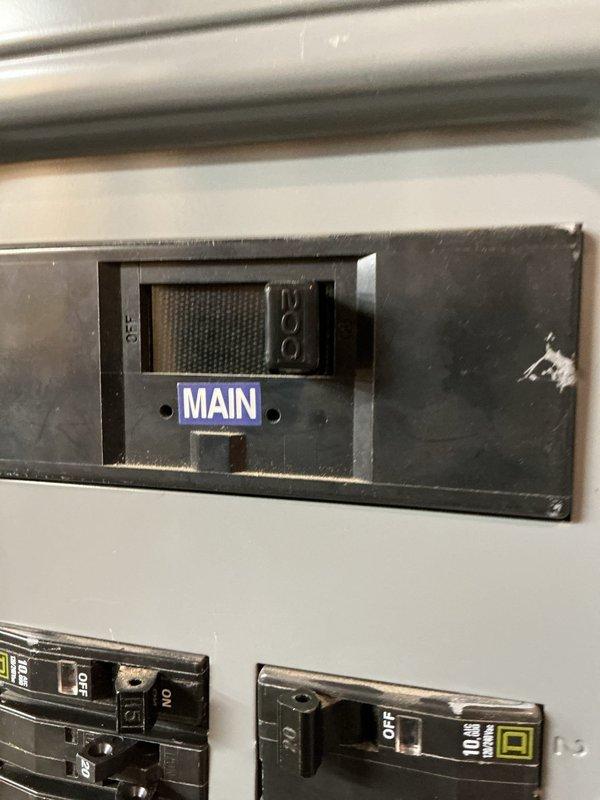 Conducted an on-site estimate for a standby generator installation. Inspected existing electrical infrastructure including the main circuit breaker panel and current electrical installations. Documented an EV charging station installation on OSB wall with associated wiring and weatherproof outlet for reference in determining appropriate generator capacity and connection requirements.