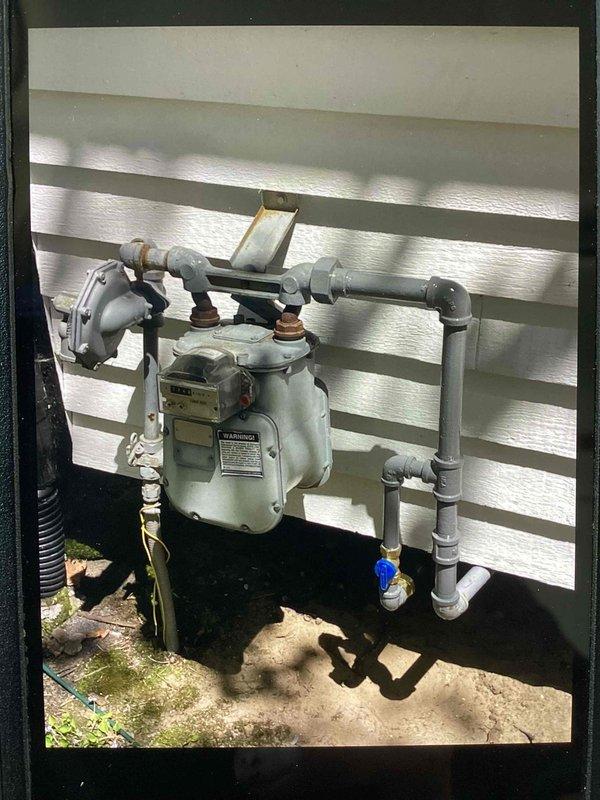 Installed new gas piping infrastructure to support generator and outdoor grill connections. Branched 3/4" flexible gas line from existing supply to deck-mounted grill location, installed shutoff valves at both generator and grill branches for safety and code compliance. Upon completion, shut down gas supply, pressure-tested new connections, restored gas service, and restarted all gas appliances to verify proper operation of existing equipment.