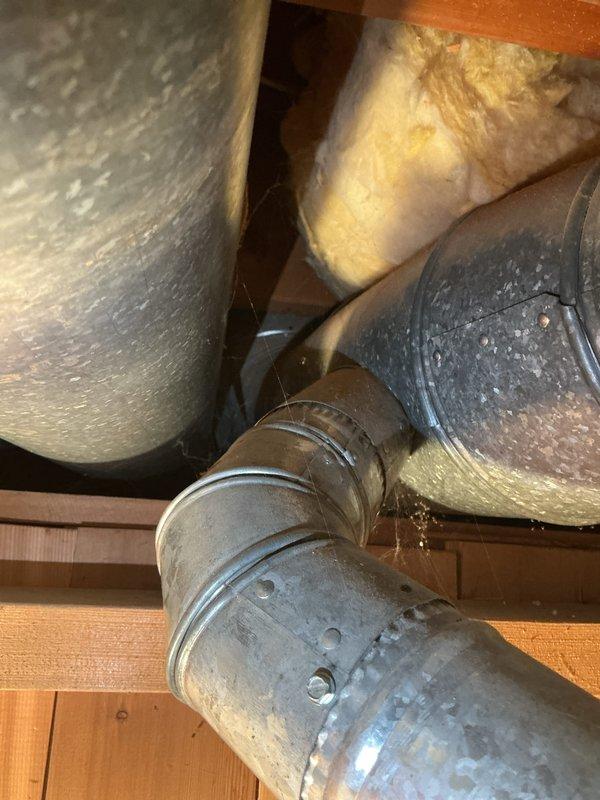 Conducted on-site evaluation for furnace and air conditioning system replacement. Assessment revealed significant condensation issues on existing ductwork in attic space, indicating inadequate insulation and potential temperature differential problems. Provided comprehensive estimate for new HVAC equipment installation to address current system deficiencies and improve overall climate control efficiency.