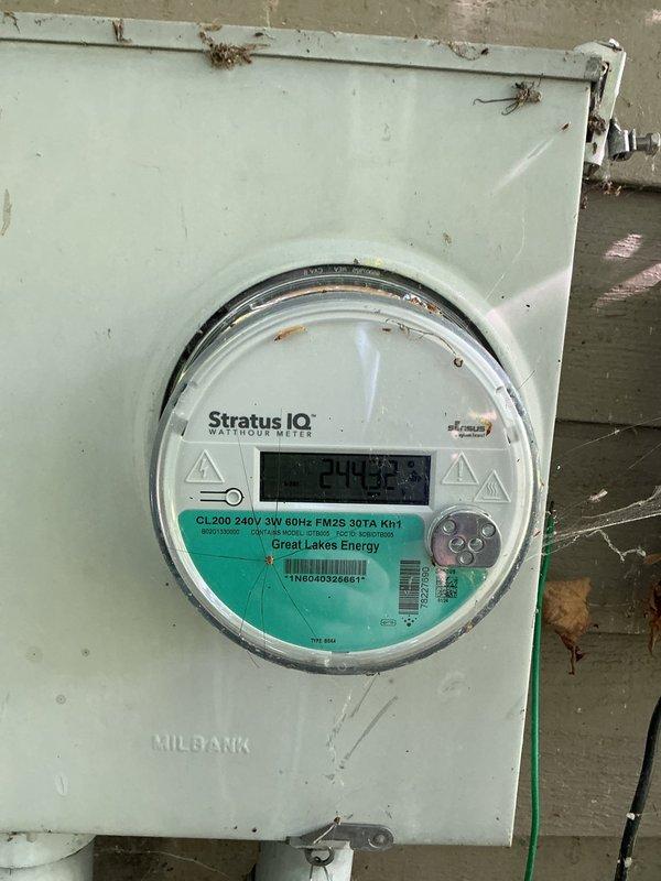 Conducted comprehensive site assessment for whole home generator and mini-split system installation. Evaluated existing electrical infrastructure including main service panel with 5270 KAIC rating and Stratus IQ Watthour meter (CL200 240V 3W configuration) to determine compatibility and capacity requirements for proposed equipment. Documented current electrical service conditions and photographed key components to develop accurate estimate for generator transfer switch integration and HVAC system additions.