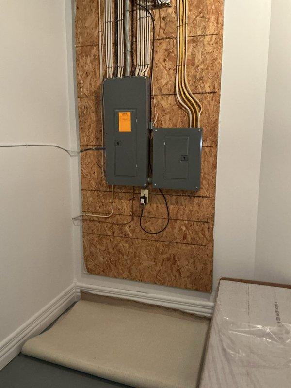Completed comprehensive estimate for furnace and air conditioning system replacement at residential property. Evaluated existing HVAC equipment, electrical infrastructure including dual panel setup with conduit runs, and current Nest thermostat configuration set to 73°F cooling mode. Documented all equipment specifications and provided replacement recommendations to homeowner.