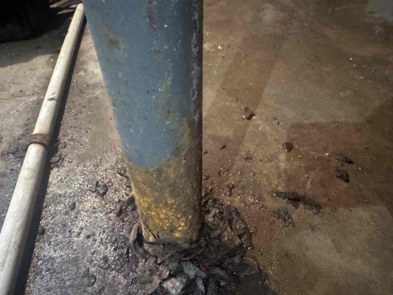Responded to no hot water call for 15-year-old Lochinvar water heater. Upon inspection, unit showed significant age-related deterioration with extensive corrosion at base and evidence of moisture damage to surrounding area. Water heater had reached end of serviceable life and was beyond economical repair. Documented existing conditions with photos showing rust staining, structural deterioration, and water damage to concrete floor. Advised customer of findings and recommended complete water heater replacement due to safety concerns and unit failure.