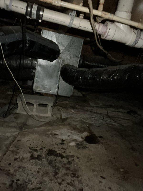 Conducted on-site evaluation for air conditioning system installation estimate. Inspected existing HVAC infrastructure in crawl space, including current ductwork configuration, electrical control panel, and available mechanical space for new equipment placement. Documented existing control board wiring, capacitor assembly, and ventilation system components. Assessed structural requirements and utility connections needed to meet expedited installation timeline for complete AC system replacement by month end.